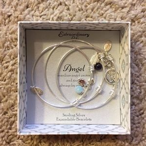 Extraordinary Life Angel Set Sterling Silver